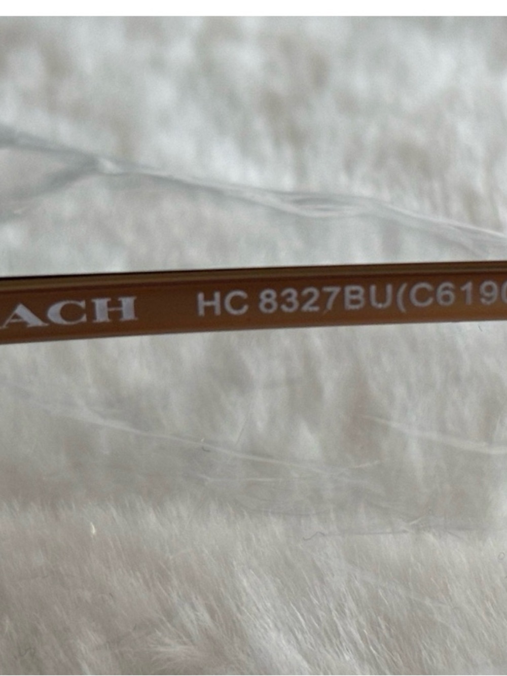 COACH Gray Tortoise Sunglasses with Brown Lenses - Picture 8 of 8